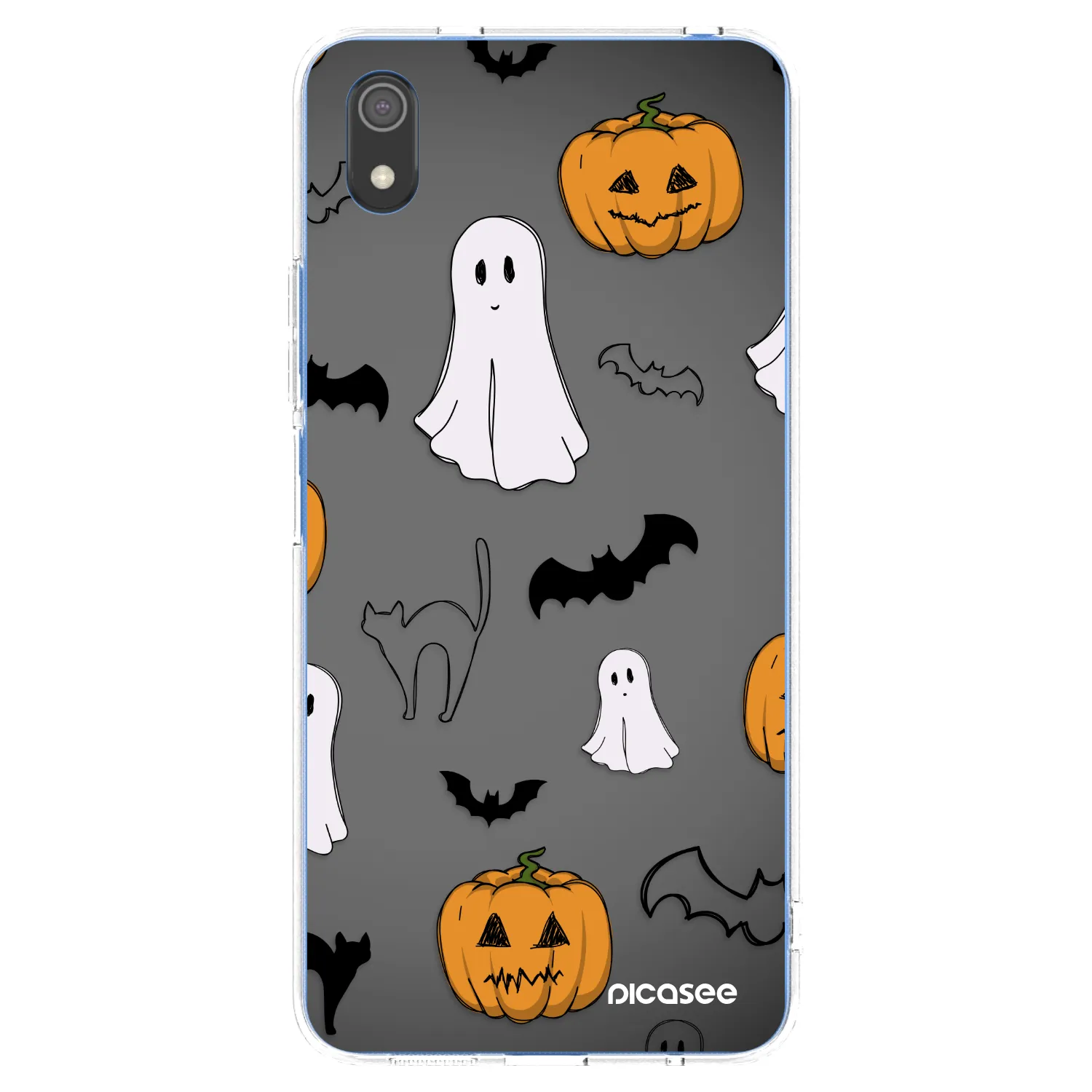 Picasee silikonska prozirna maskica za Xiaomi Redmi 7A - Spooky crew