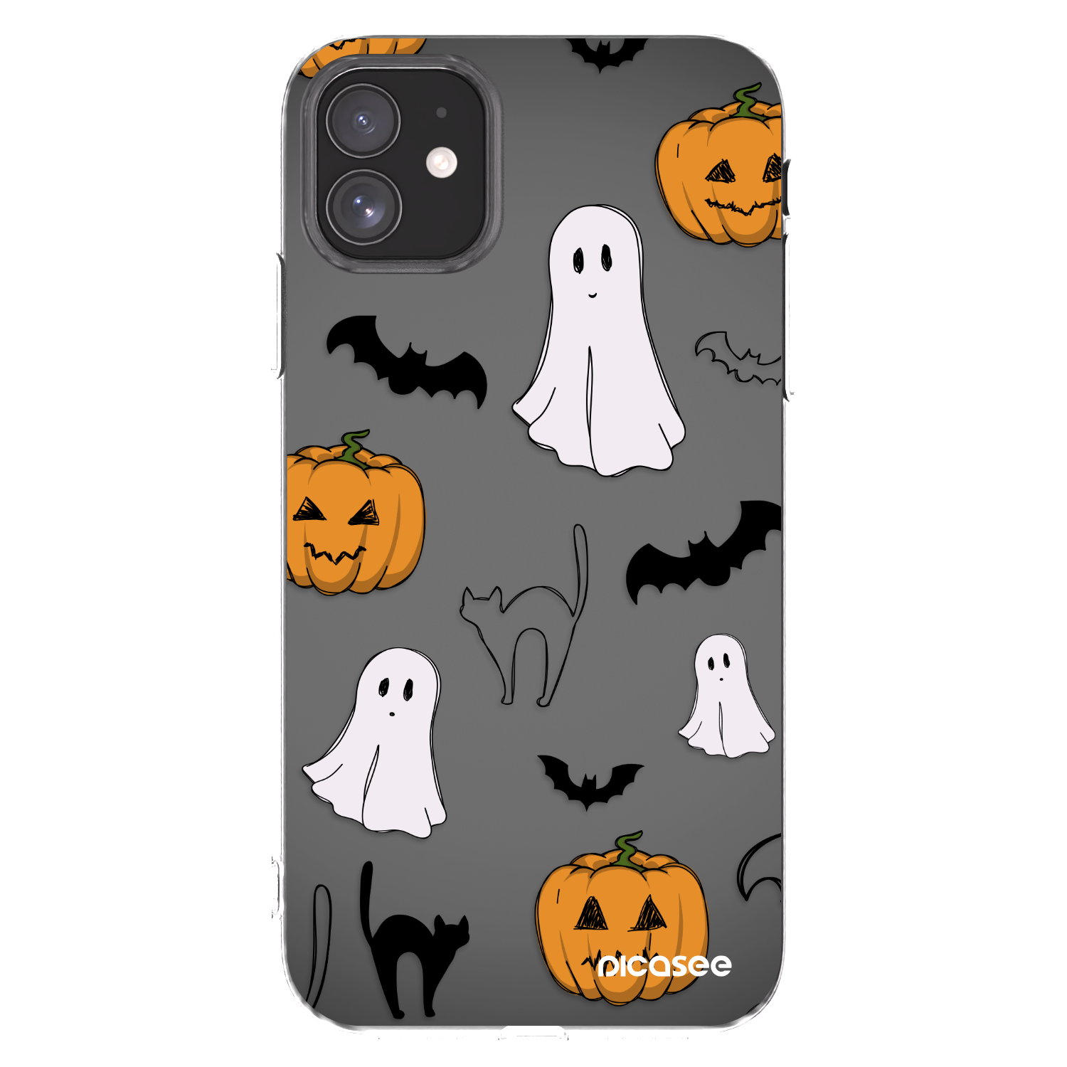Picasee silikonska prozirna maskica za Apple iPhone 11 - Spooky crew