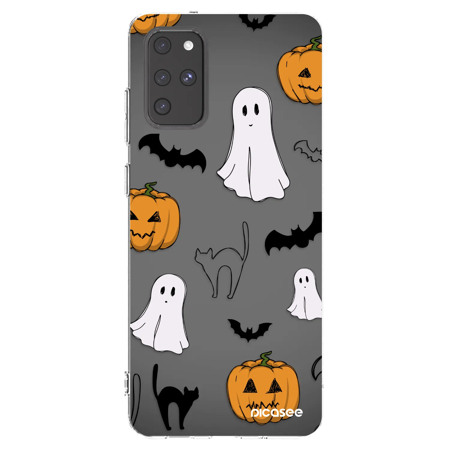 Picasee silikonska prozirna maskica za Samsung Galaxy S20+ G985F - Spooky crew
