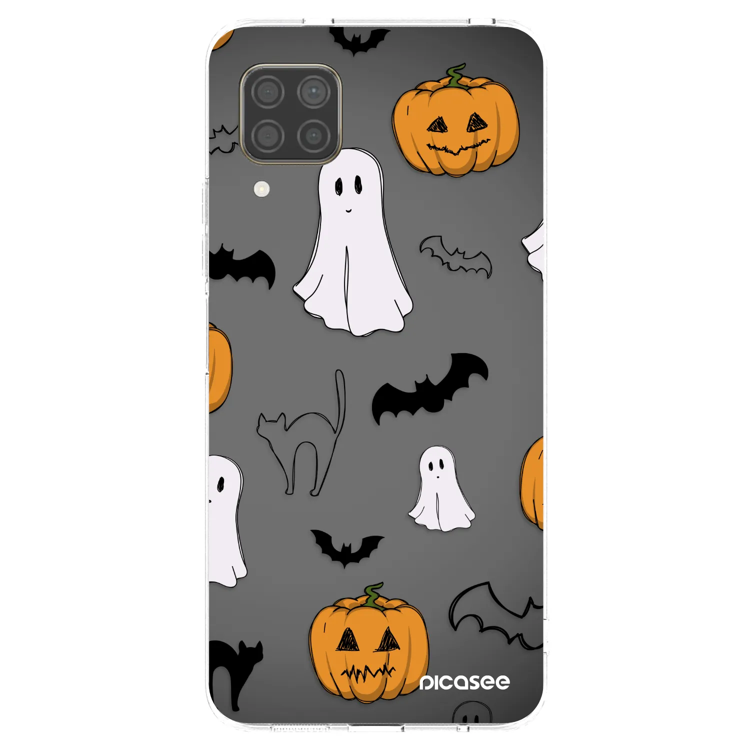 Picasee silikonska prozirna maskica za Huawei P40 Lite - Spooky crew