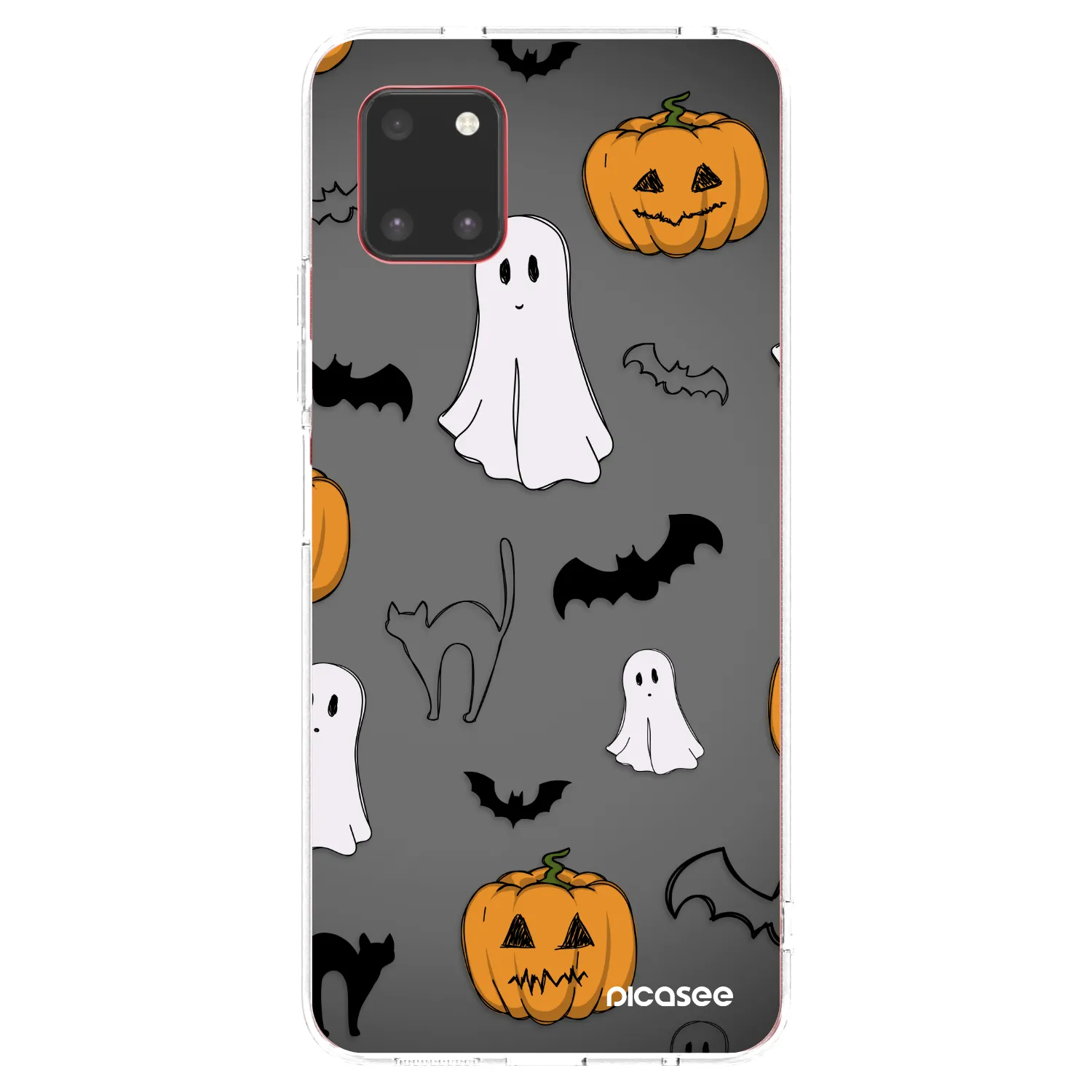 Picasee silikonska prozirna maskica za Samsung Galaxy Note 10 Lite N770F - Spooky crew