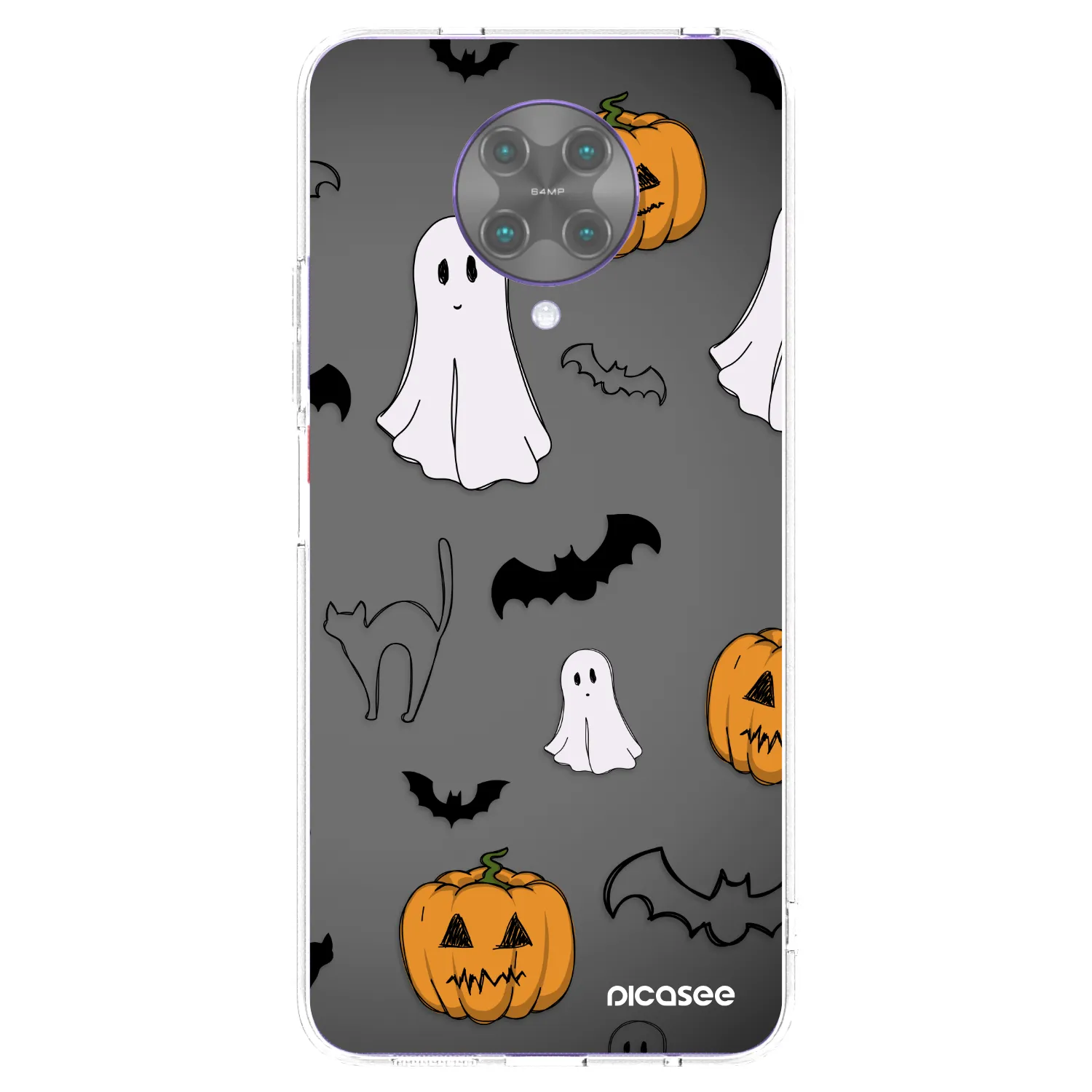 Picasee silikonska prozirna maskica za Xiaomi Poco F2 Pro - Spooky crew