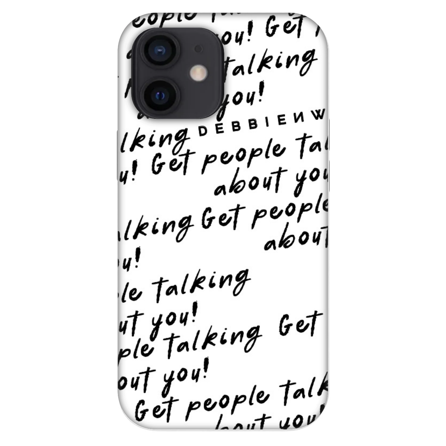 Picasee Fashion Case za Apple iPhone 12 mini - GET PEOPLE TALK ABOUT YOU