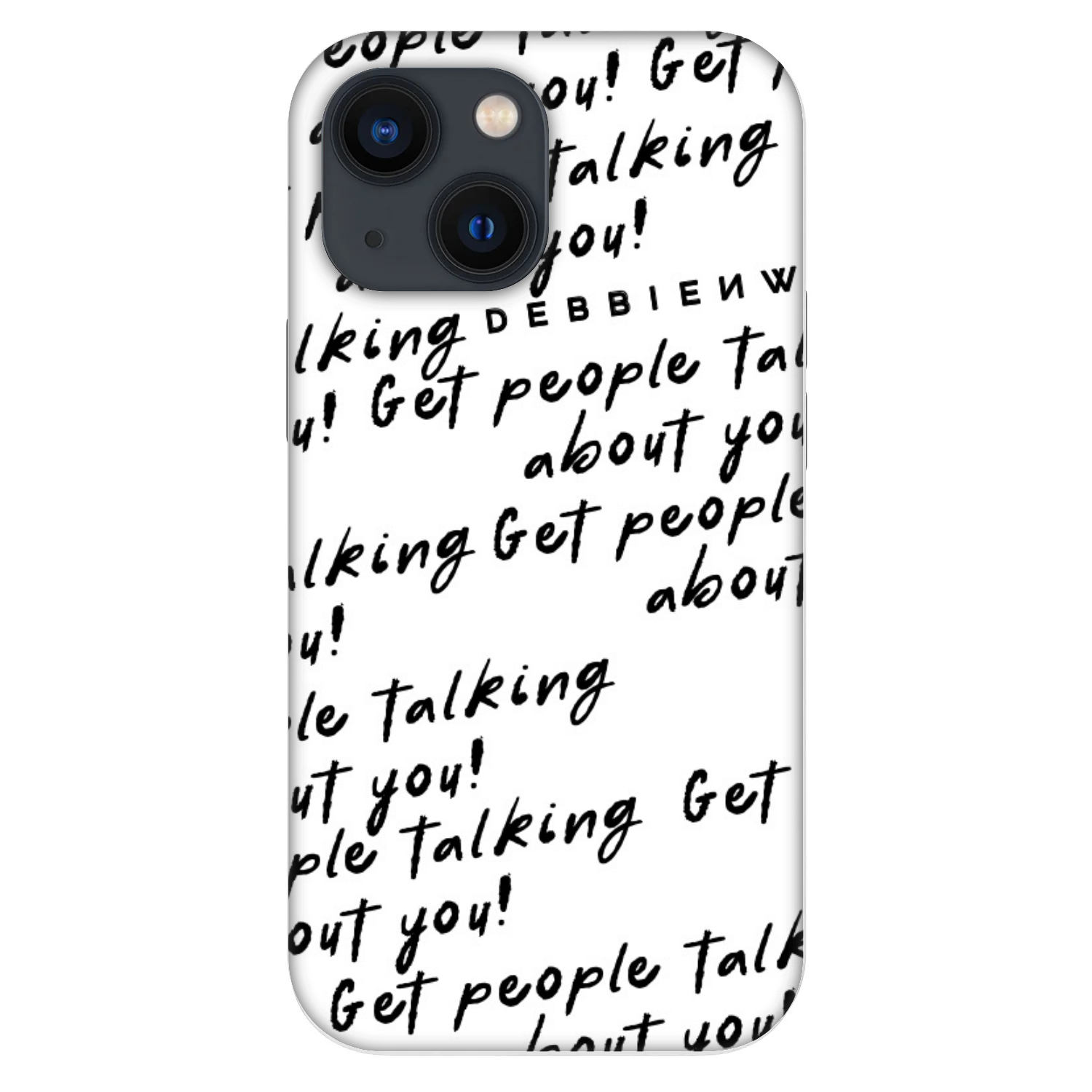 Picasee Fashion Case za Apple iPhone 13 mini - GET PEOPLE TALK ABOUT YOU