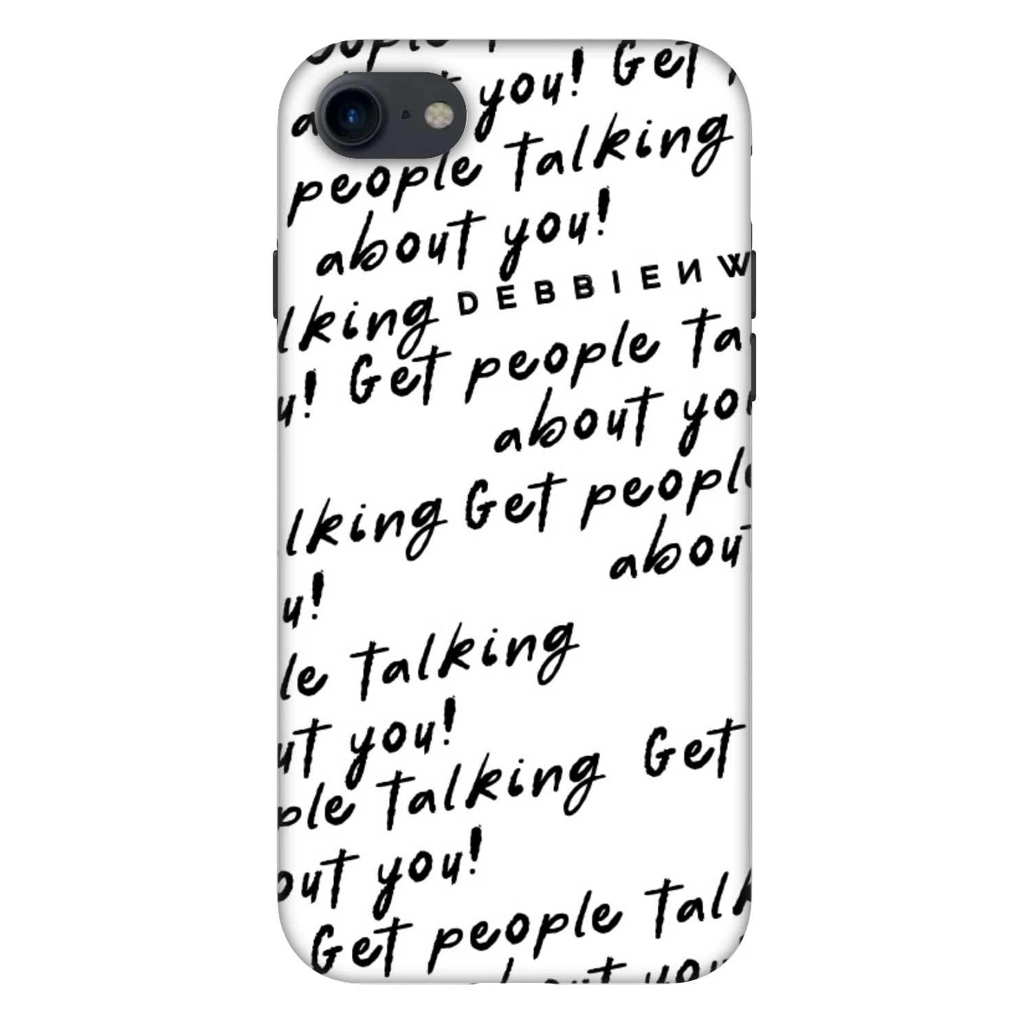 Picasee Fashion Case za Apple iPhone SE 2020 - GET PEOPLE TALK ABOUT YOU