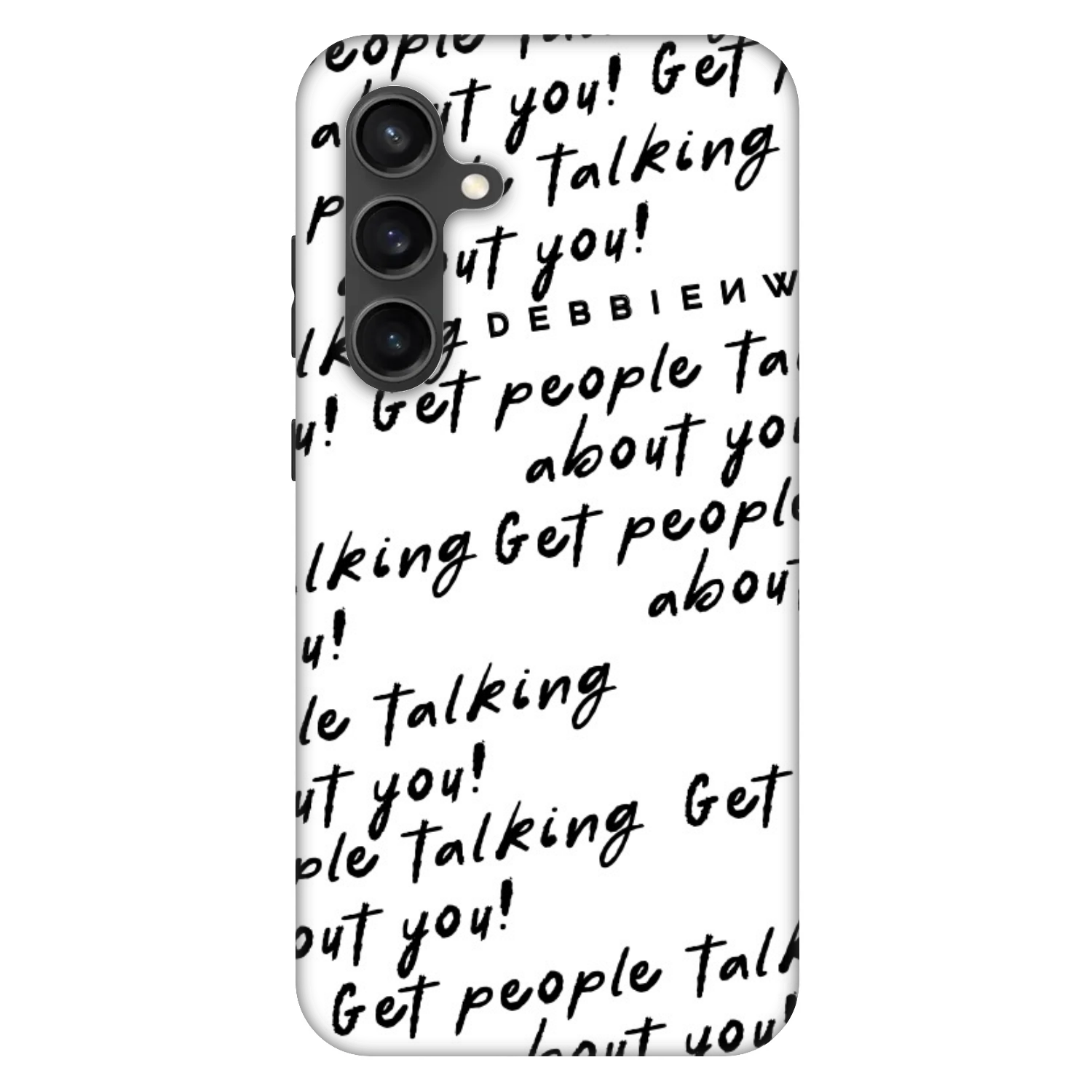 Picasee Fashion Case za Samsung Galaxy S24 FE S721B - GET PEOPLE TALK ABOUT YOU