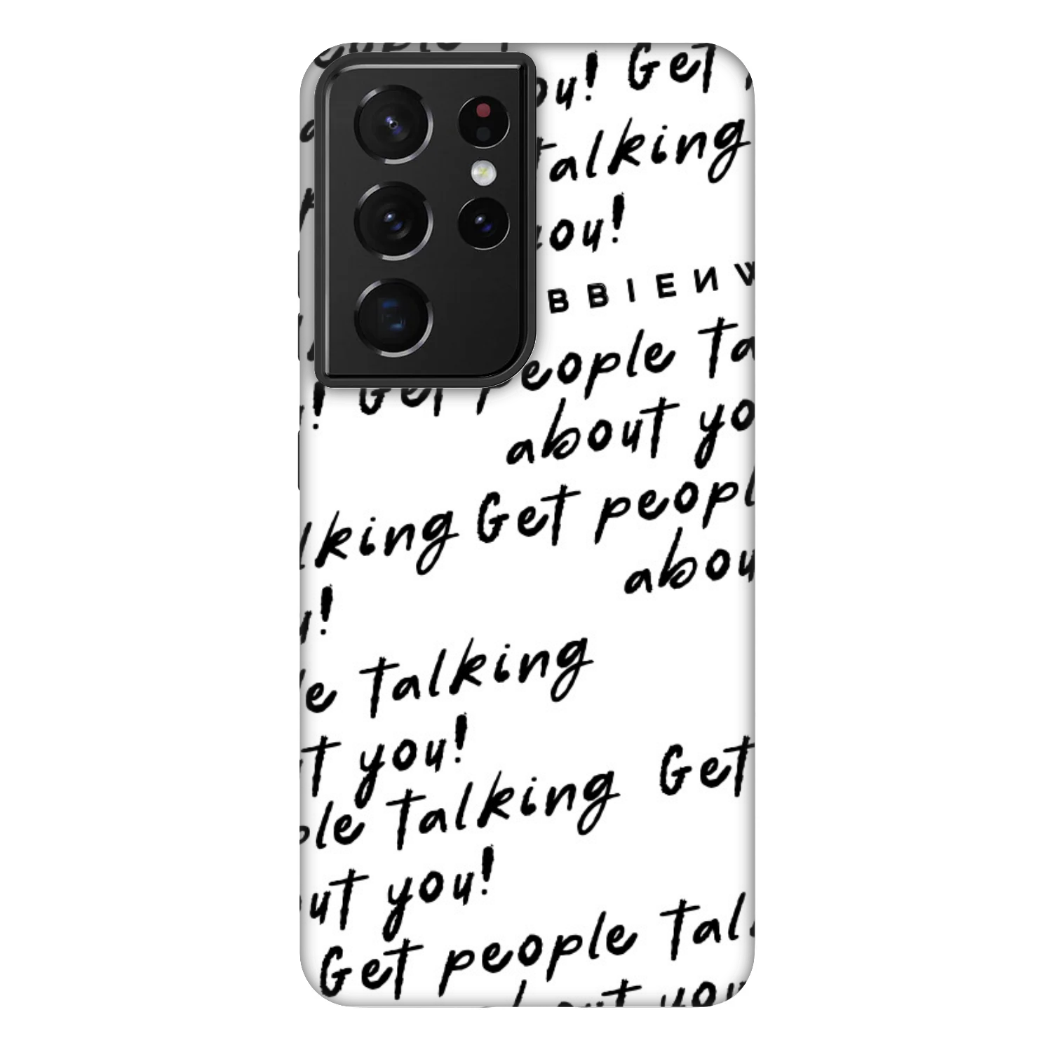 Picasee Fashion Case za Samsung Galaxy S21 Ultra 5G G998B - GET PEOPLE TALK ABOUT YOU