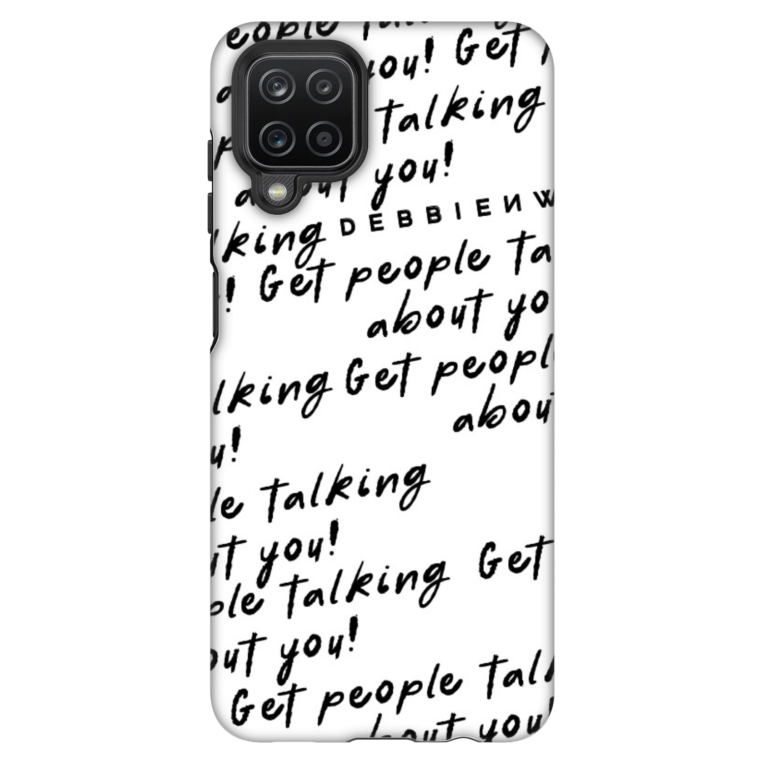 Picasee Fashion Case za Samsung Galaxy A12 A125F - GET PEOPLE TALK ABOUT YOU