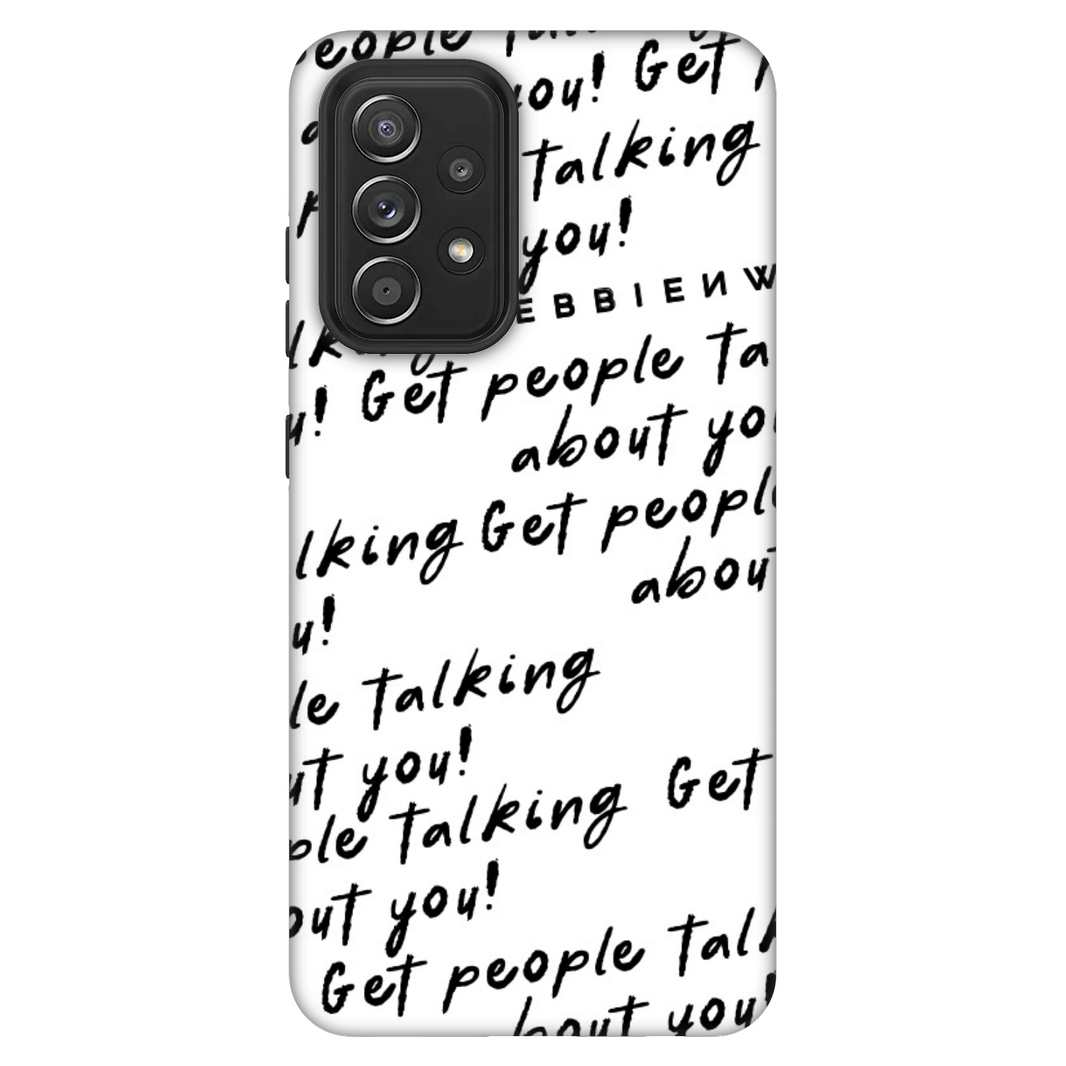 Picasee Fashion Case za Samsung Galaxy A52 5G A525F - GET PEOPLE TALK ABOUT YOU