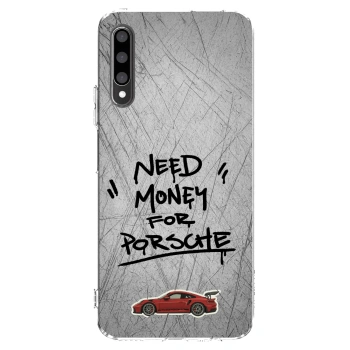 Picasee silikonska prozirna maskica za Honor 9X Pro - Grey Drift