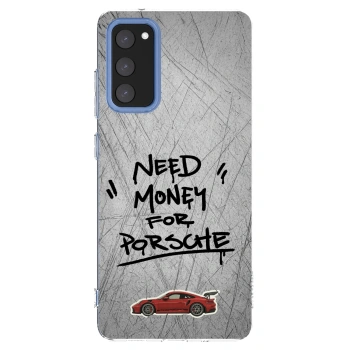 Picasee silikonska prozirna maskica za Samsung Galaxy S20 FE - Grey Drift