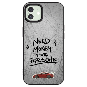 Picasee crna silikonska maskica za Apple iPhone 12 - Grey Drift
