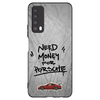 Picasee crna silikonska maskica za Huawei P Smart 2021 - Grey Drift
