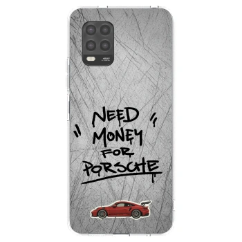 Picasee silikonska prozirna maskica za Xiaomi Mi 10 Lite - Grey Drift
