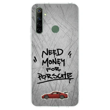 Picasee silikonska prozirna maskica za Realme 6i - Grey Drift