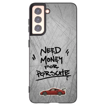 Picasee crna silikonska maskica za Samsung Galaxy S21 5G G991B - Grey Drift