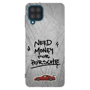 Picasee silikonska prozirna maskica za Samsung Galaxy A12 A125F - Grey Drift