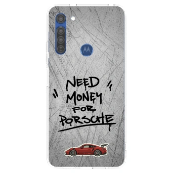 Maskica za Motorola Moto G8 - Grey Drift