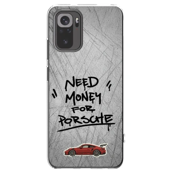 Picasee silikonska prozirna maskica za Xiaomi Redmi Note 10 - Grey Drift