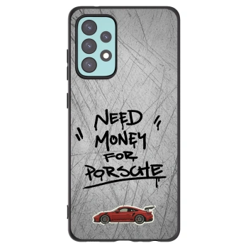 Picasee crna silikonska maskica za Samsung Galaxy A72 A725F - Grey Drift