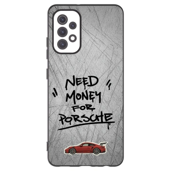 Picasee crna silikonska maskica za Samsung Galaxy A32 5G A326B - Grey Drift