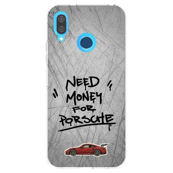 Picasee silikonska prozirna maskica za Huawei P20 Lite - Grey Drift