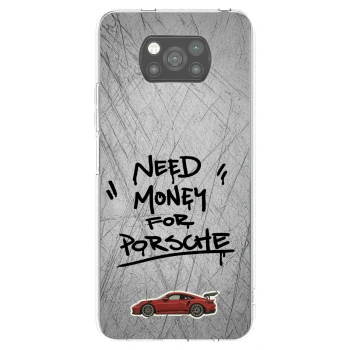 Picasee crna silikonska maskica za Xiaomi Poco X3 Pro - Grey Drift