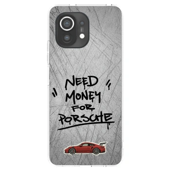Picasee silikonska prozirna maskica za Xiaomi Mi 11 - Grey Drift