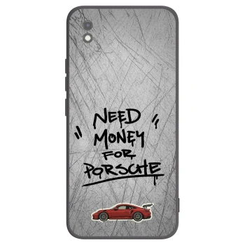 Picasee crna silikonska maskica za Xiaomi Redmi 9AT - Grey Drift