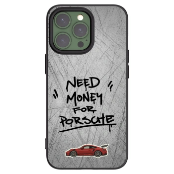 Picasee crna silikonska maskica za Apple iPhone 13 Pro - Grey Drift