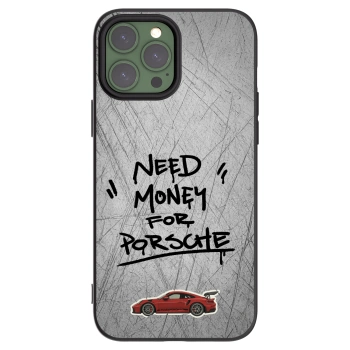Picasee crna silikonska maskica za Apple iPhone 13 Pro Max - Grey Drift