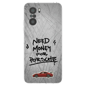 Picasee silikonska prozirna maskica za Xiaomi Poco F3 - Grey Drift