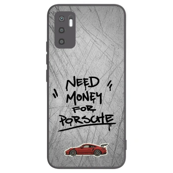 Picasee crna silikonska maskica za Xiaomi Redmi Note 10 5G - Grey Drift