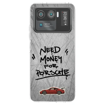 Picasee silikonska prozirna maskica za Xiaomi Mi 11 Ultra - Grey Drift