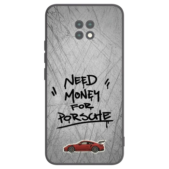 Picasee crna silikonska maskica za Xiaomi Redmi Note 9T - Grey Drift