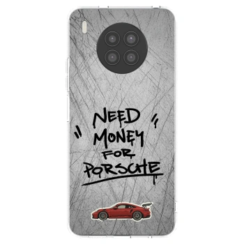 Picasee silikonska prozirna maskica za Huawei Nova 8i - Grey Drift