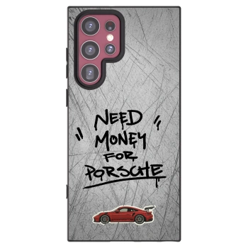 Picasee crna silikonska maskica za Samsung Galaxy S22 Ultra 5G - Grey Drift