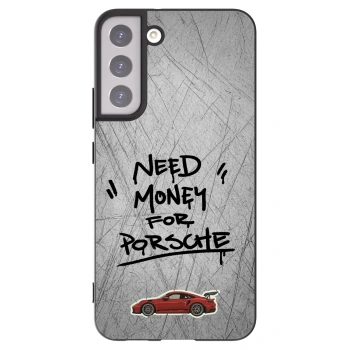 Picasee crna silikonska maskica za Samsung Galaxy S22+ 5G - Grey Drift