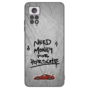 Picasee crna silikonska maskica za Xiaomi Redmi Note 11 - Grey Drift