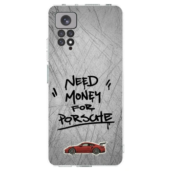Picasee silikonska prozirna maskica za Xiaomi Redmi Note 11S 4G - Grey Drift