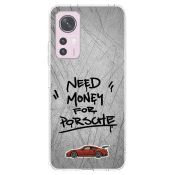 Picasee silikonska prozirna maskica za Xiaomi 12 - Grey Drift