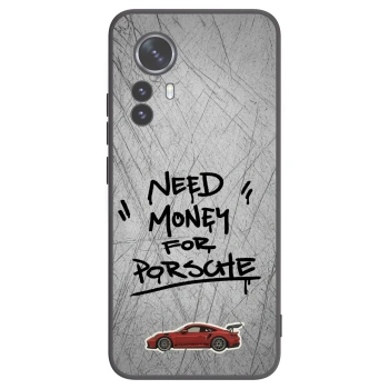 Picasee crna silikonska maskica za Xiaomi 12 Pro - Grey Drift