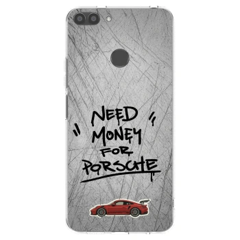 Picasee silikonska prozirna maskica za Huawei P Smart - Grey Drift