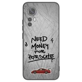 Picasee crna silikonska maskica za Xiaomi 12X - Grey Drift