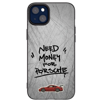 Picasee crna silikonska maskica za Apple iPhone 14 Plus - Grey Drift