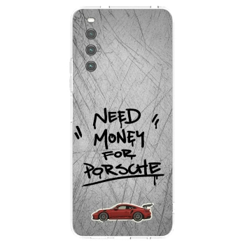 Picasee silikonska prozirna maskica za Sony Xperia 10 IV 5G - Grey Drift
