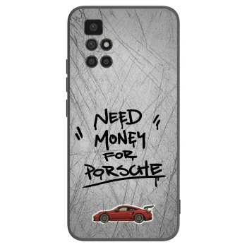 Picasee crna silikonska maskica za Xiaomi Redmi 10 (2022) - Grey Drift