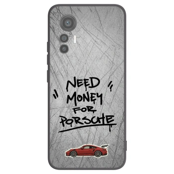 Picasee crna silikonska maskica za Xiaomi 12 Lite - Grey Drift
