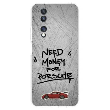 Picasee silikonska prozirna maskica za Honor 70 - Grey Drift