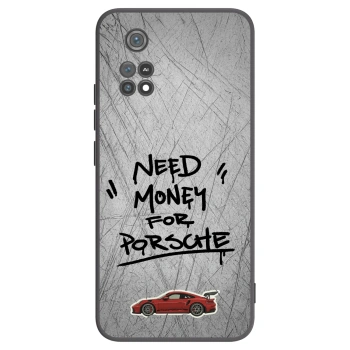 Picasee crna silikonska maskica za Xiaomi Poco M4 Pro - Grey Drift